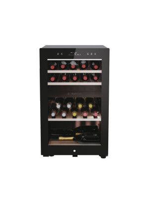 Racitoare de vinuri Wine Bank Haier HWS42GDAU1 50 Seria 7 Freestanding, 2 zone, 42 sticle, Iluminare LED, Clasa G, L x A x I (mm) 497x585x820